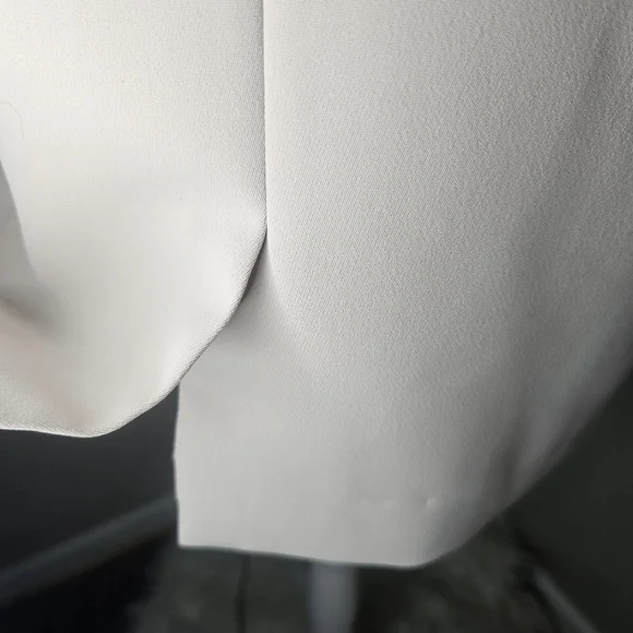 Daxi Retro Styling Greige Double Breasted Tailored Blazer Minimalist Normcore - Picture 7 of 10